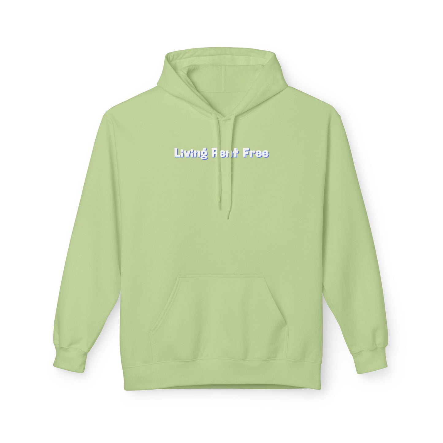 Living Rent Free Unisex Midweight Softstyle Fleece Hoodie