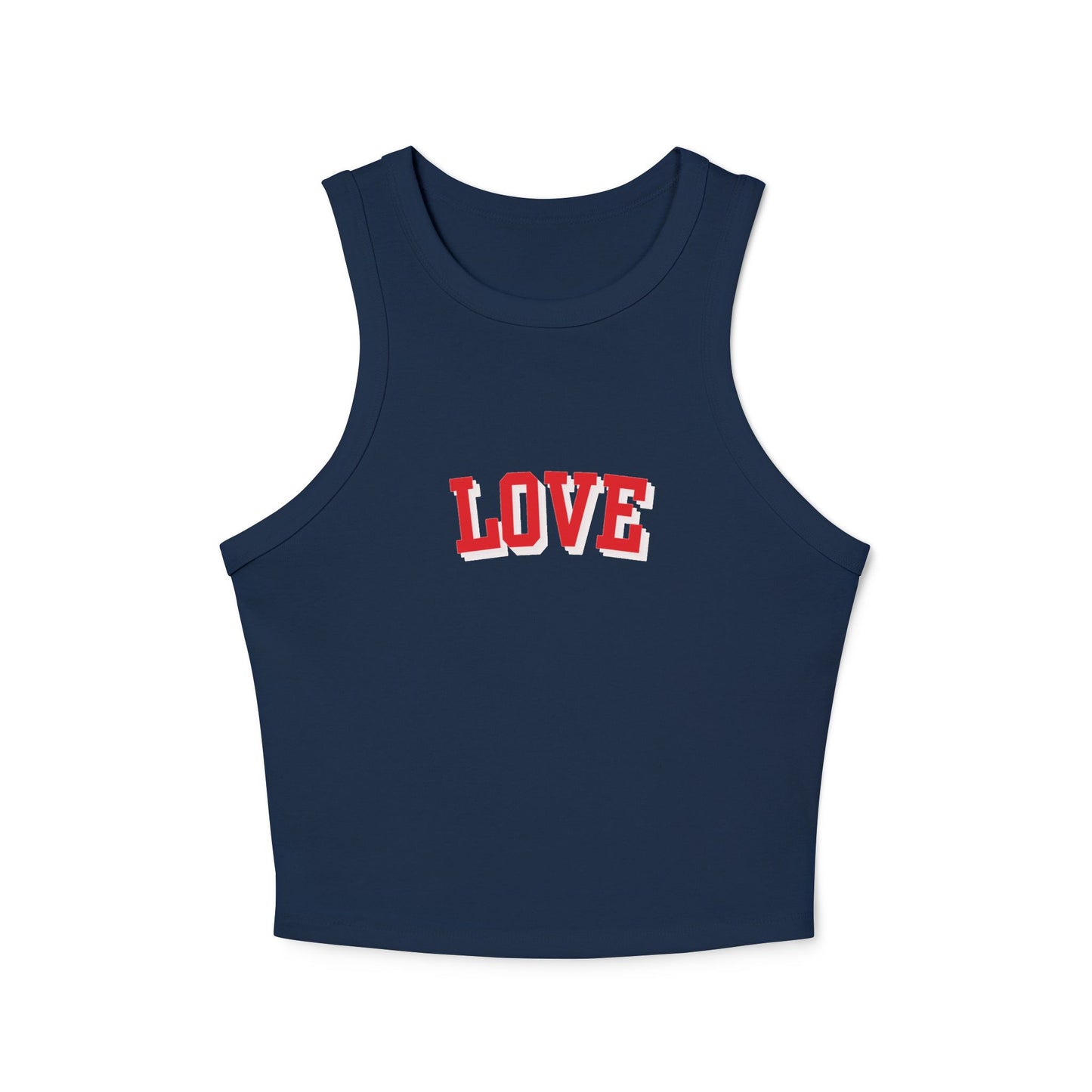 Love Women's Micro Rib Racer Tank Top