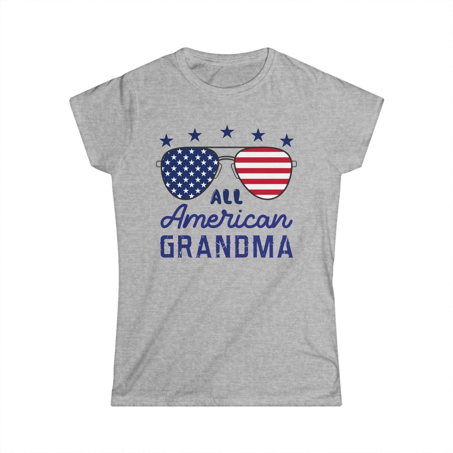 All American Grandma Women's Softstyle Tee