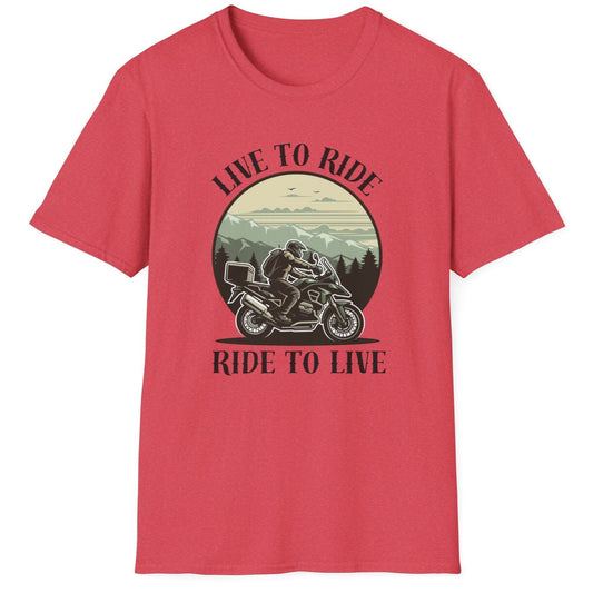 Live to Ride Unisex Softstyle T-Shirt