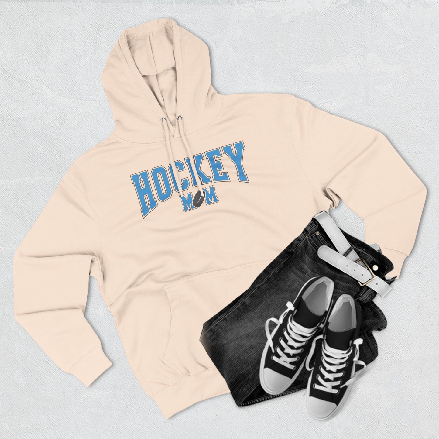 Hockey Mom Three-Panel Fleece Hoodie