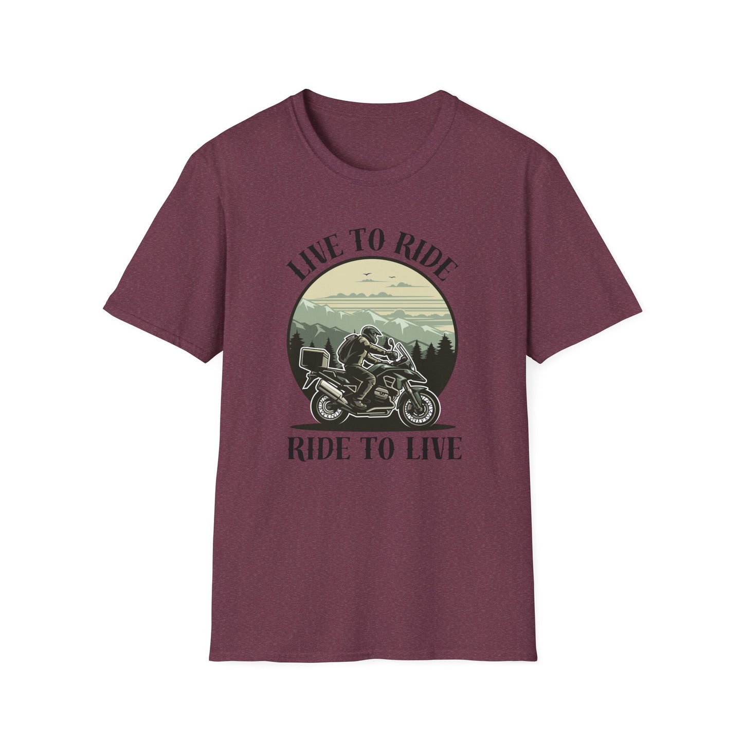 Live to Ride Unisex Softstyle T-Shirt