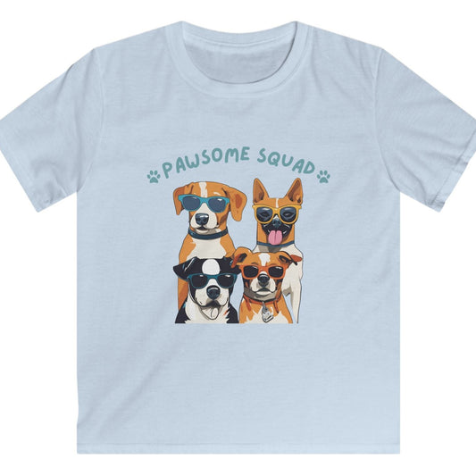 Pawsome Squad Kids Softstyle Tee