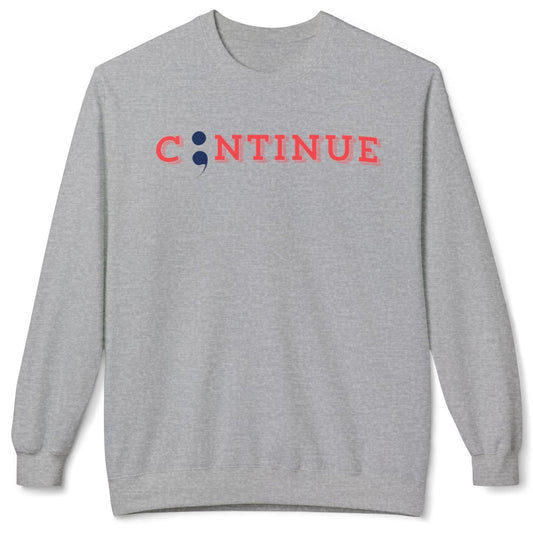 Continue Unisex Midweight Softstyle Fleece Crewneck Sweatshirt