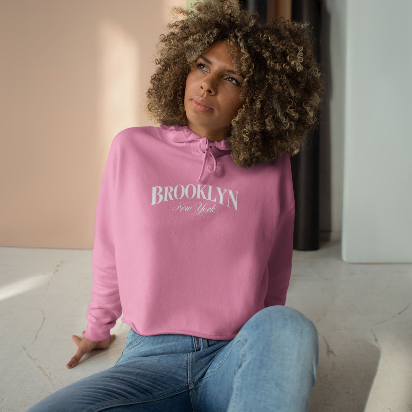 Brooklyn Crop Hoodie