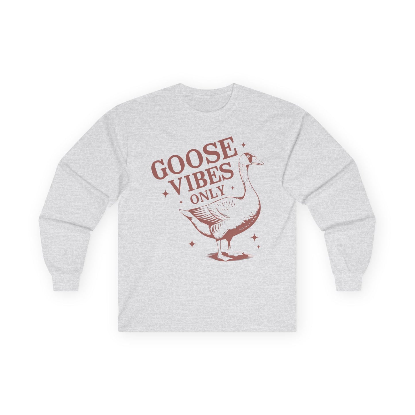 Funny Goose Vibes Only - Unisex Ultra Cotton Long Sleeve Tee