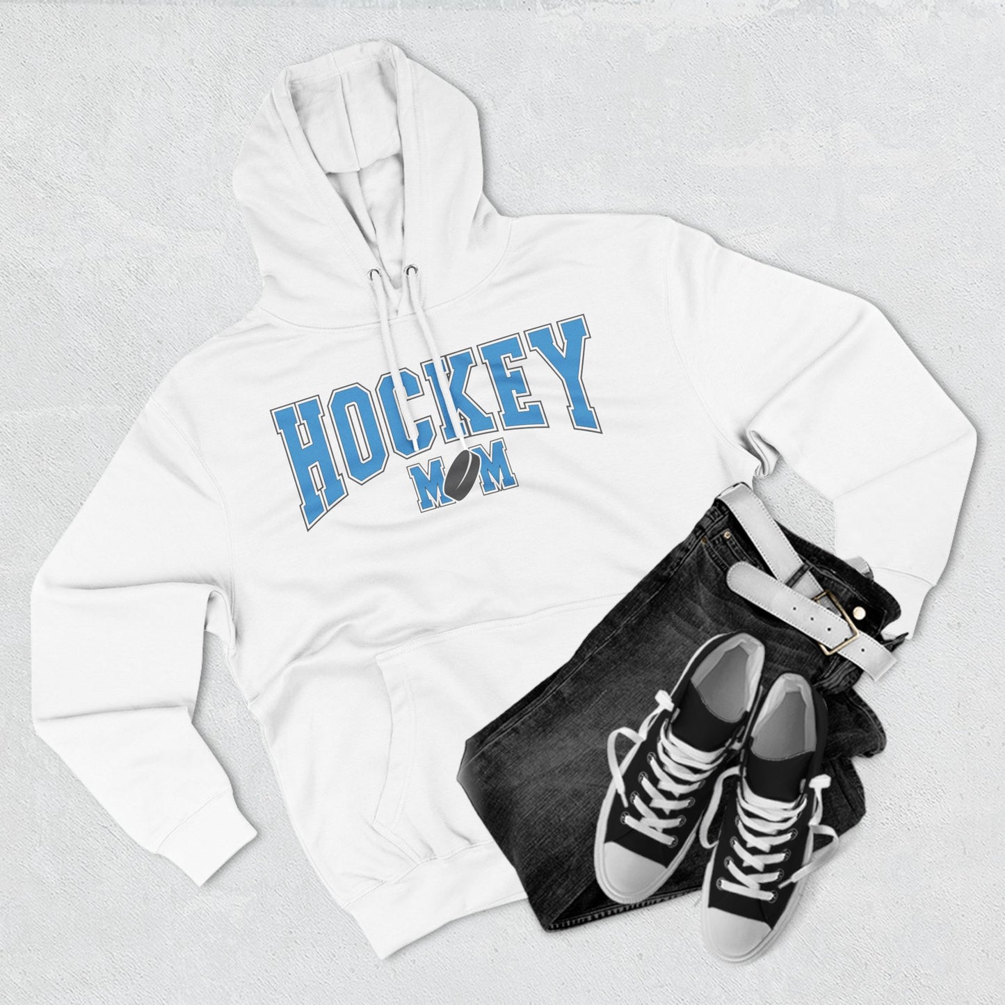 Hockey Mom Three-Panel Fleece Hoodie