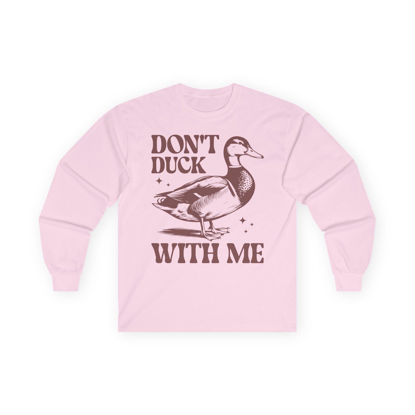 Funny Duck Retro Animal - Unisex Ultra Cotton Long Sleeve Tee