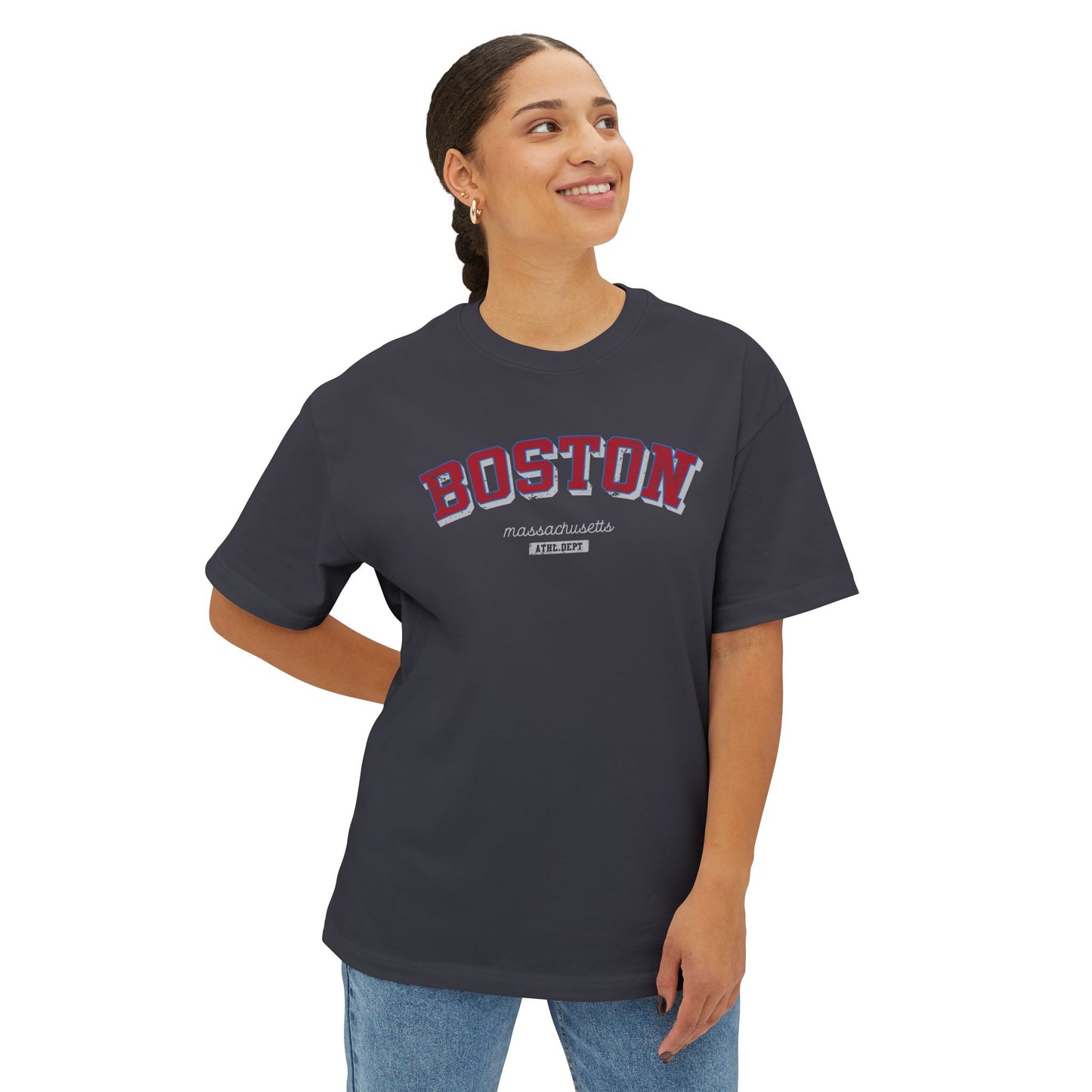 Boston Unisex Oversized Boxy Tee