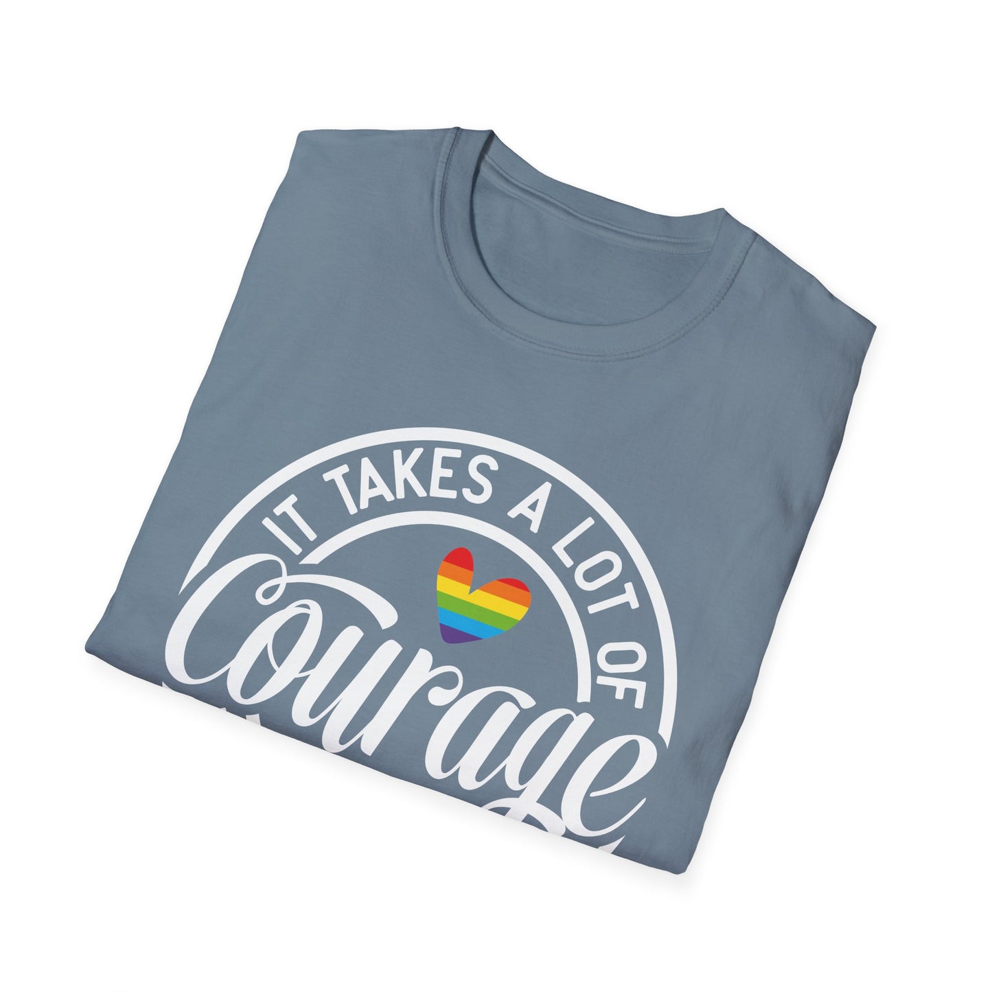 Courage Pride Unisex Softstyle T-Shirt