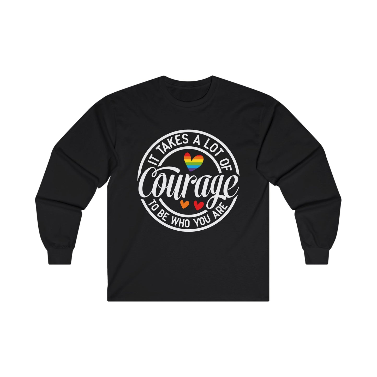 Courage Pride Unisex Ultra Cotton Long Sleeve Tee