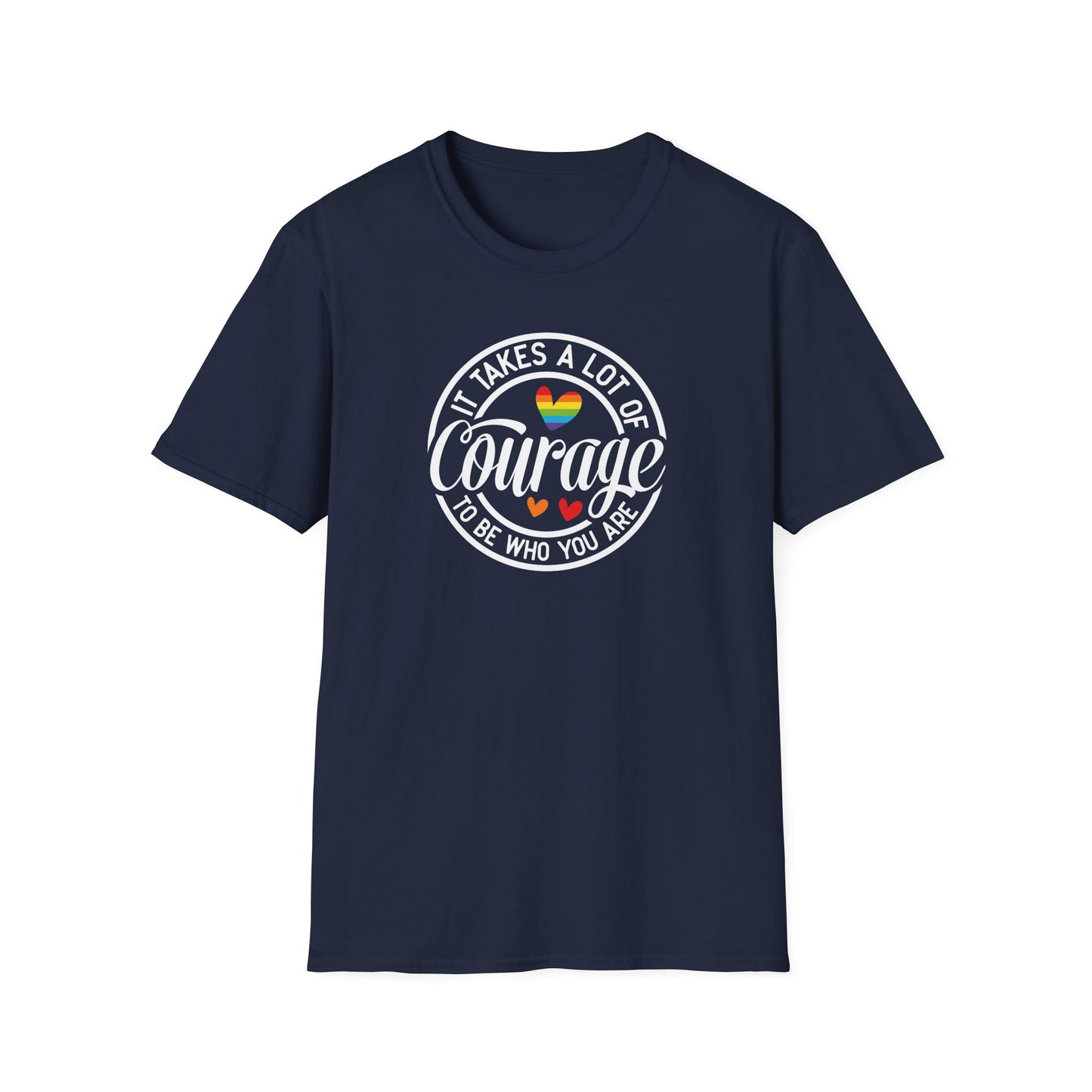 Courage Pride Unisex Softstyle T-Shirt