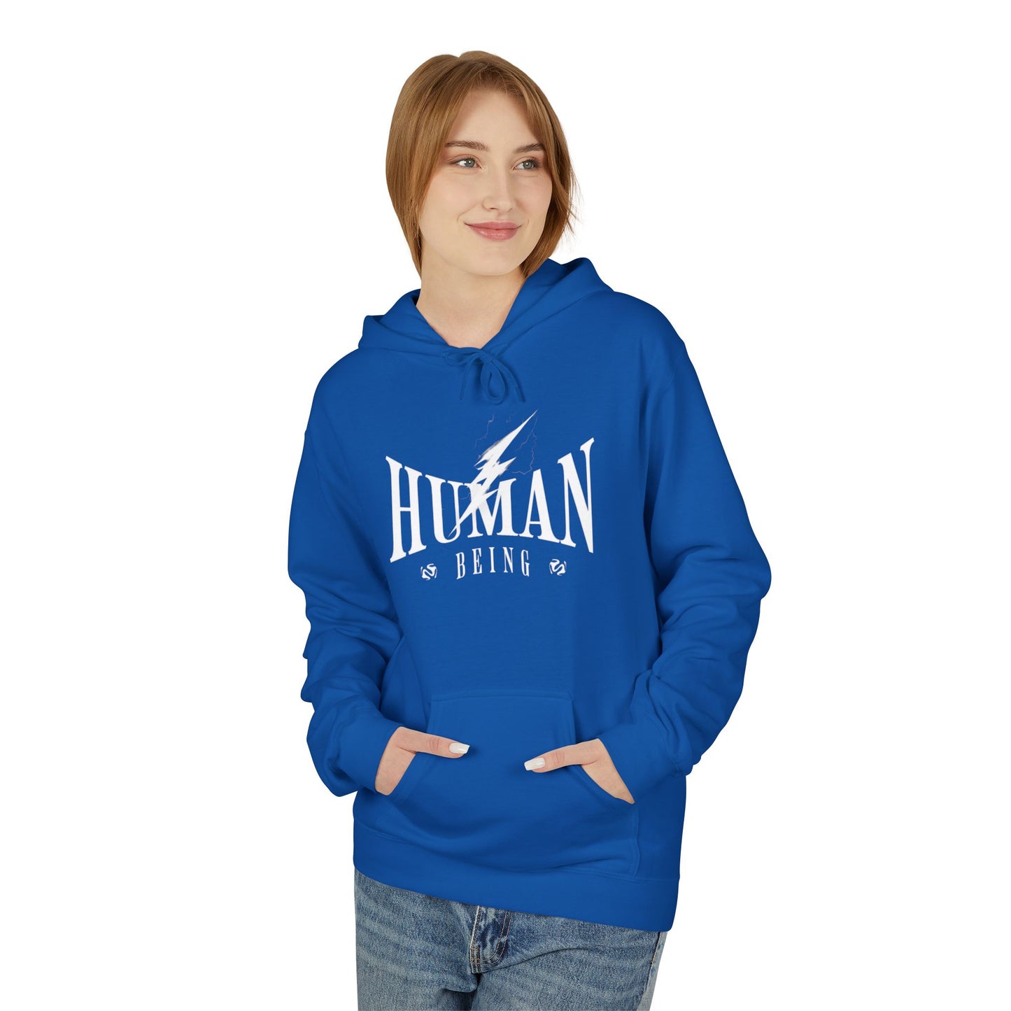 Human Being Unisex Midweight Softstyle Fleece Hoodie