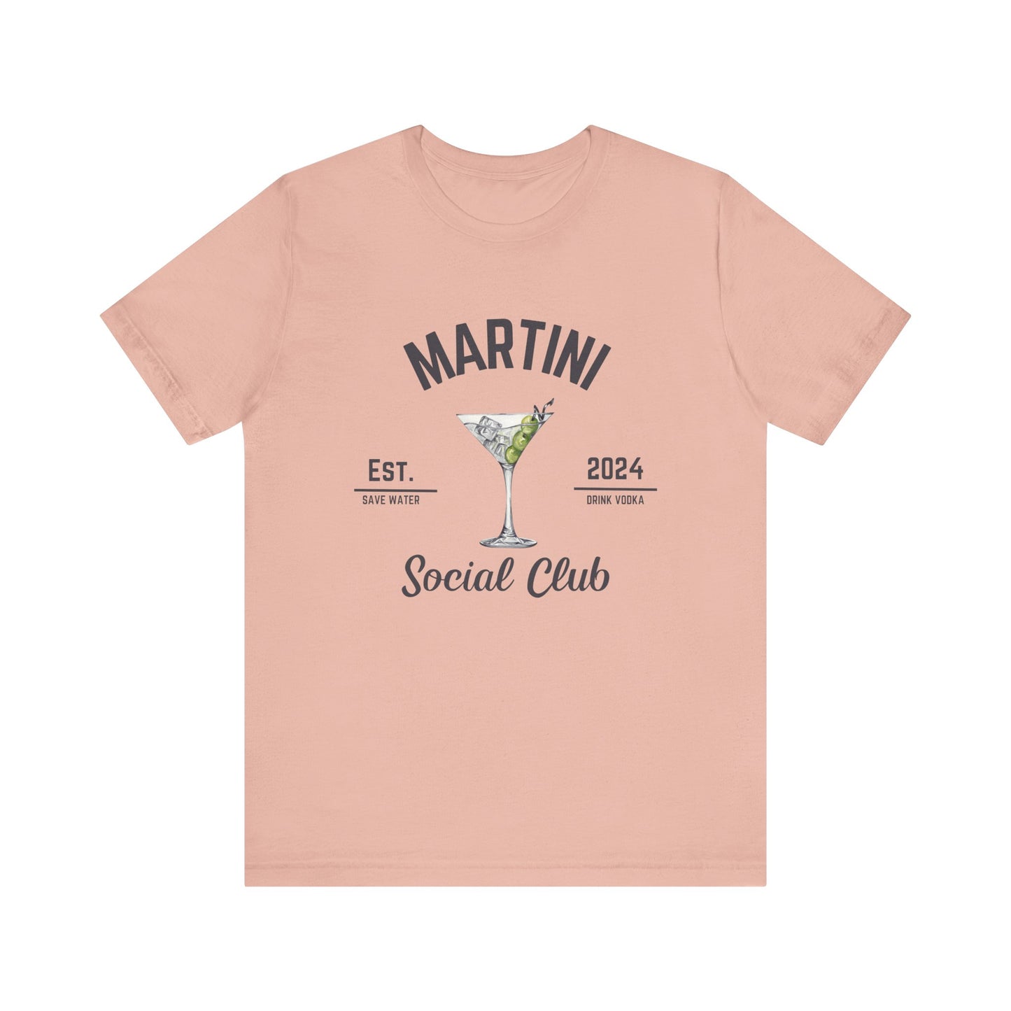 Martini Social Club Unisex Jersey Short Sleeve Tee