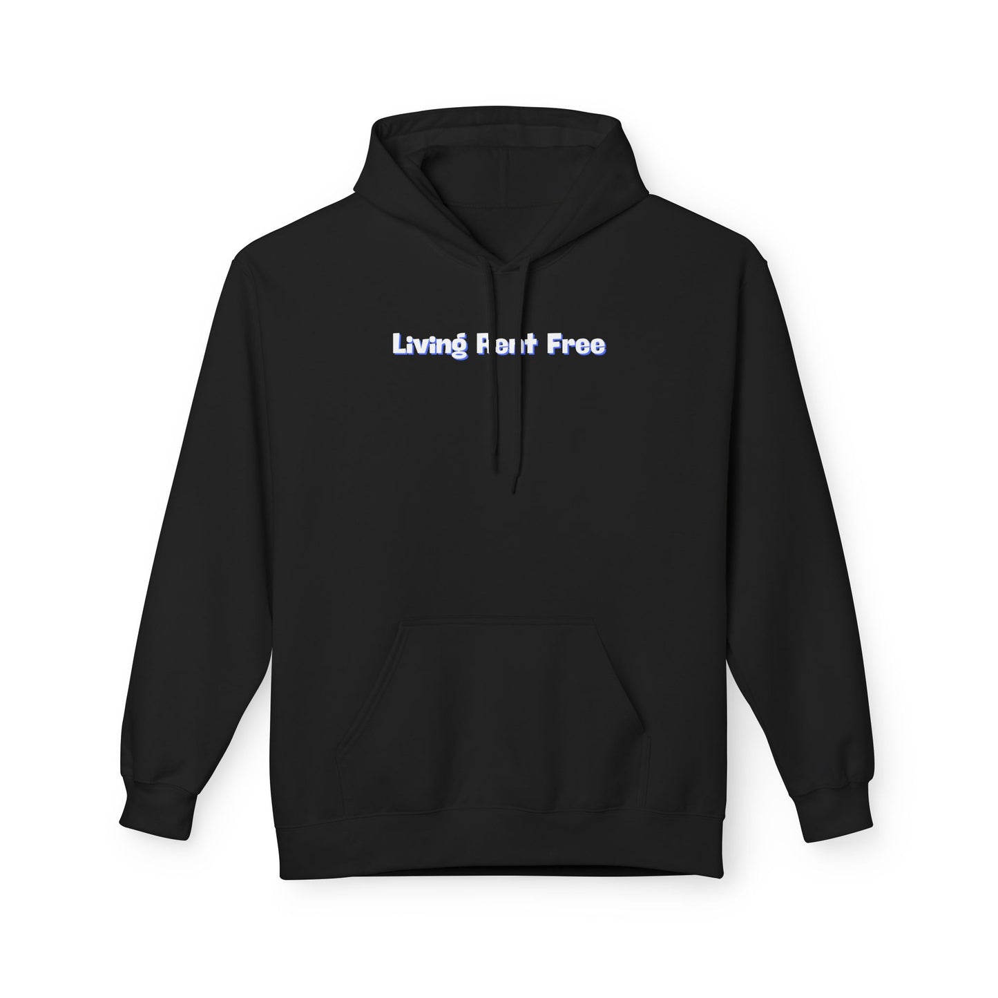 Living Rent Free Unisex Midweight Softstyle Fleece Hoodie