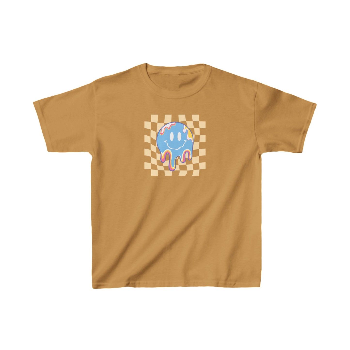 Retro Smiley Kids Face Heavy Cotton™ Tee