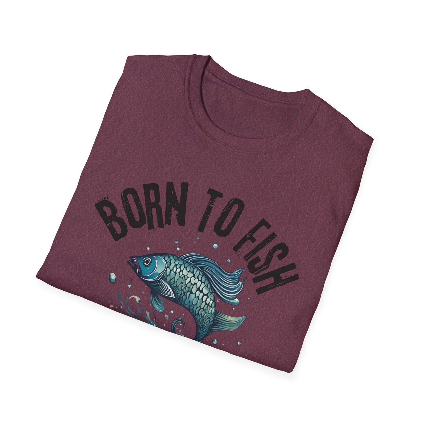 Born to Fish Unisex Softstyle T-Shirt