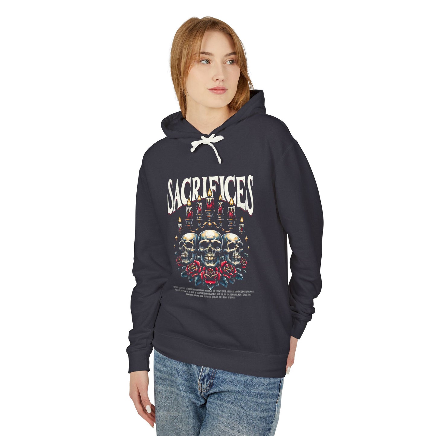 Sacrifices Unisex Lightweight Hooded Sweatshirt