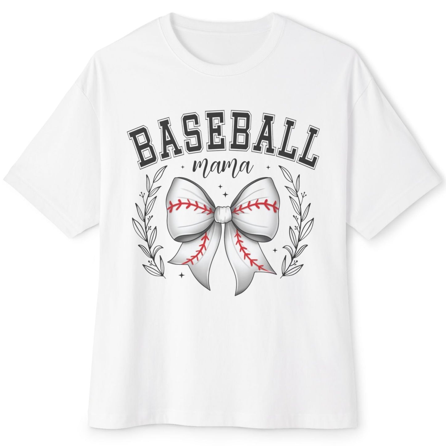 Baseball Mama Unisex Oversized Boxy Tee