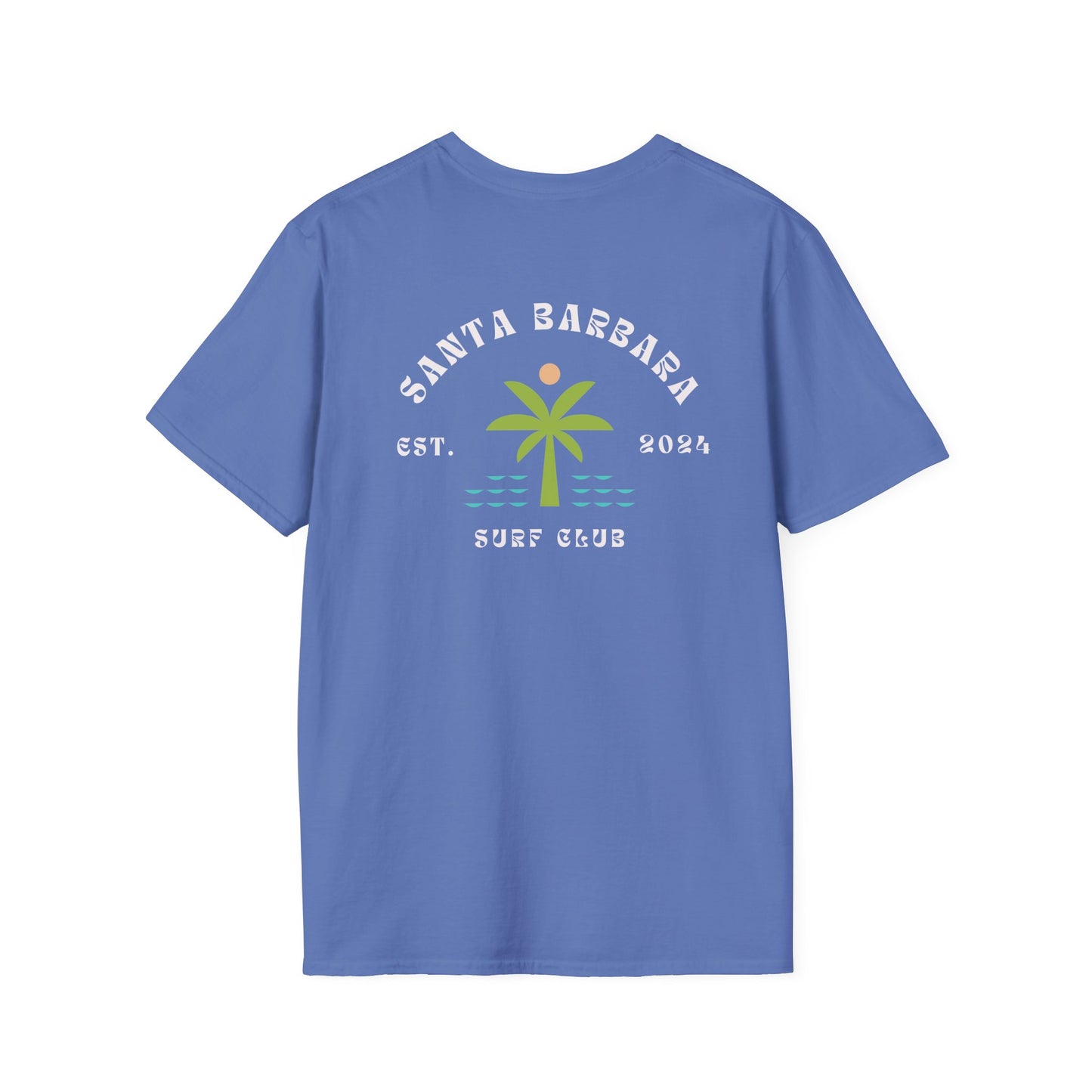 Santa Barbara Surf Club Unisex Softstyle T-Shirt