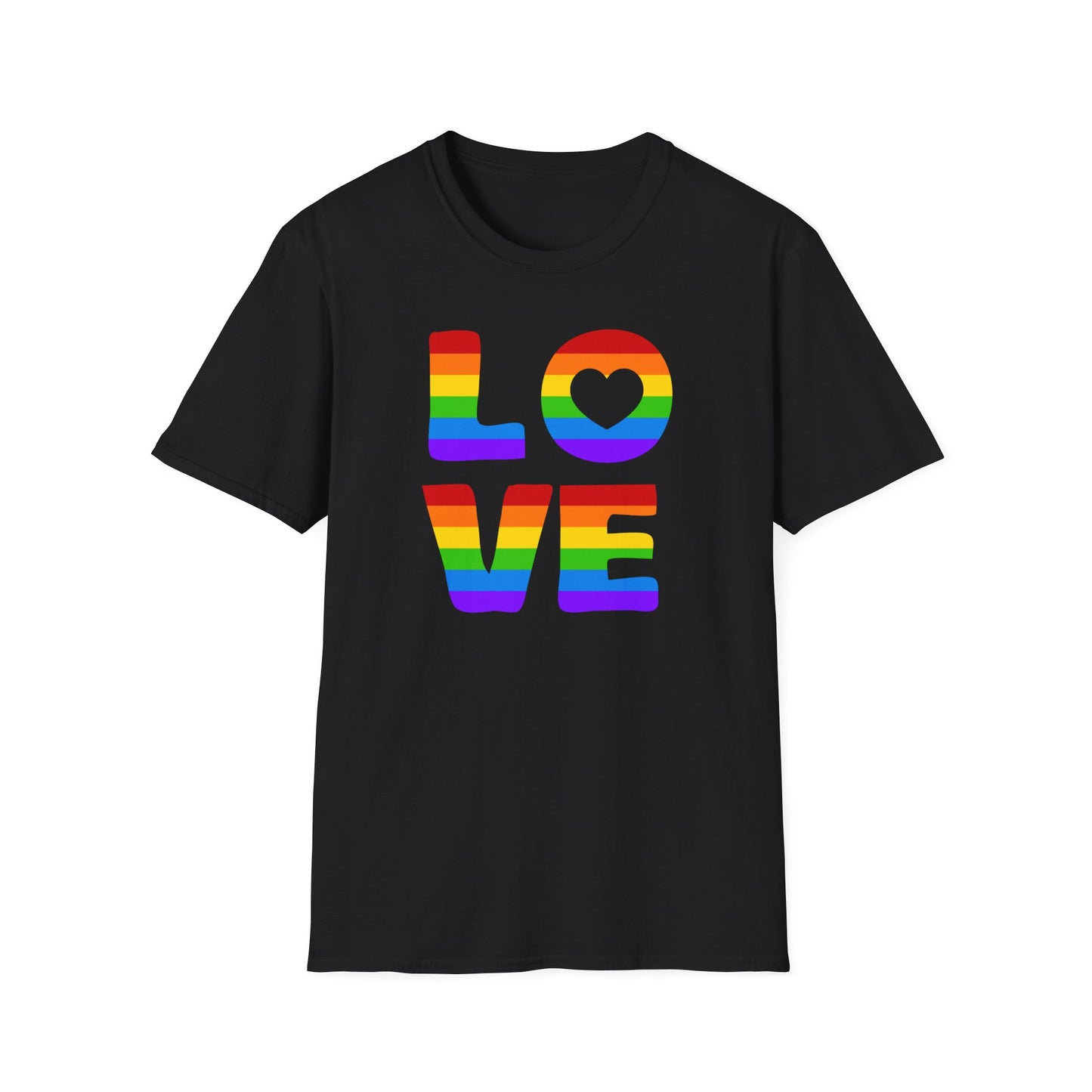 Love Pride Unisex Softstyle T-Shirt