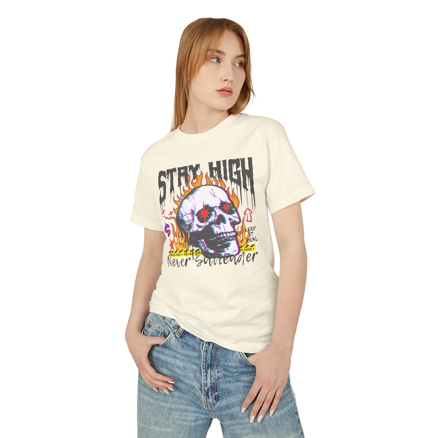 Stay High Unisex Garment-Dyed Heavyweight Cotton Tee