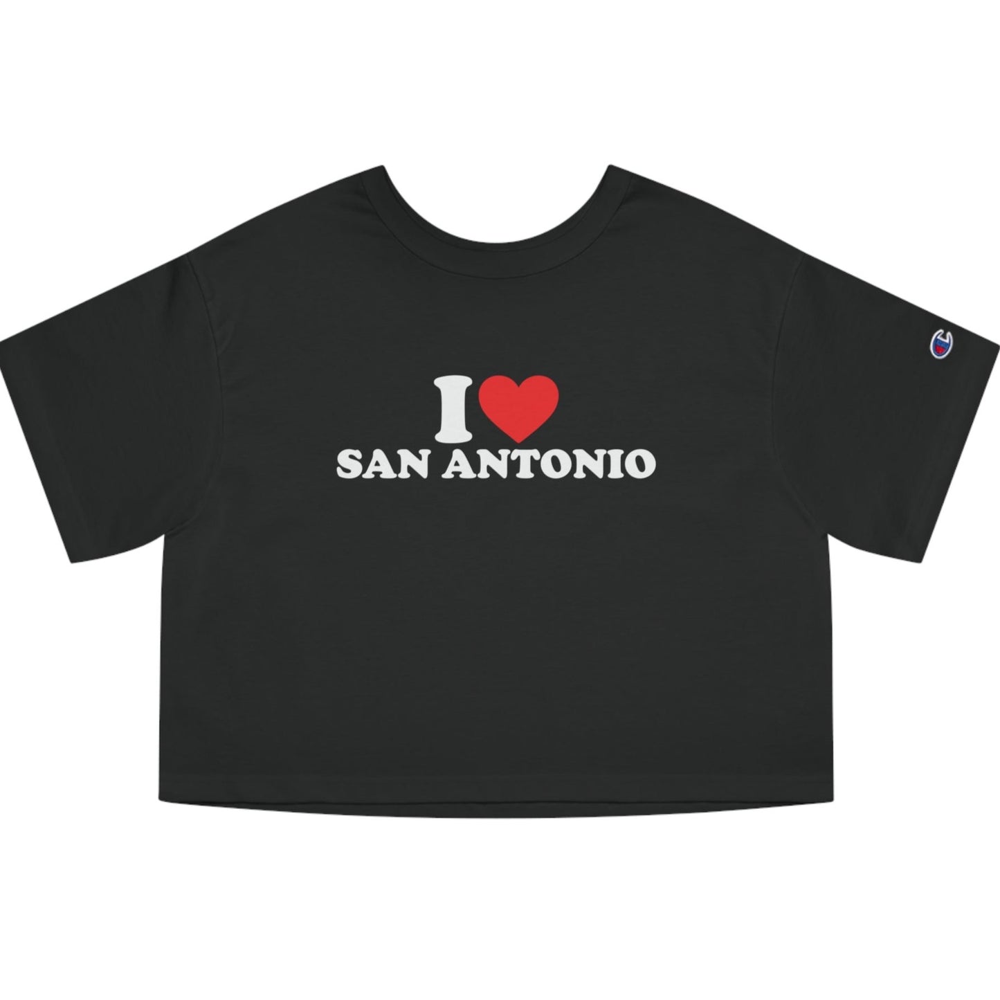 San Antonio Champion Women's Heritage Cropped T-Shirt