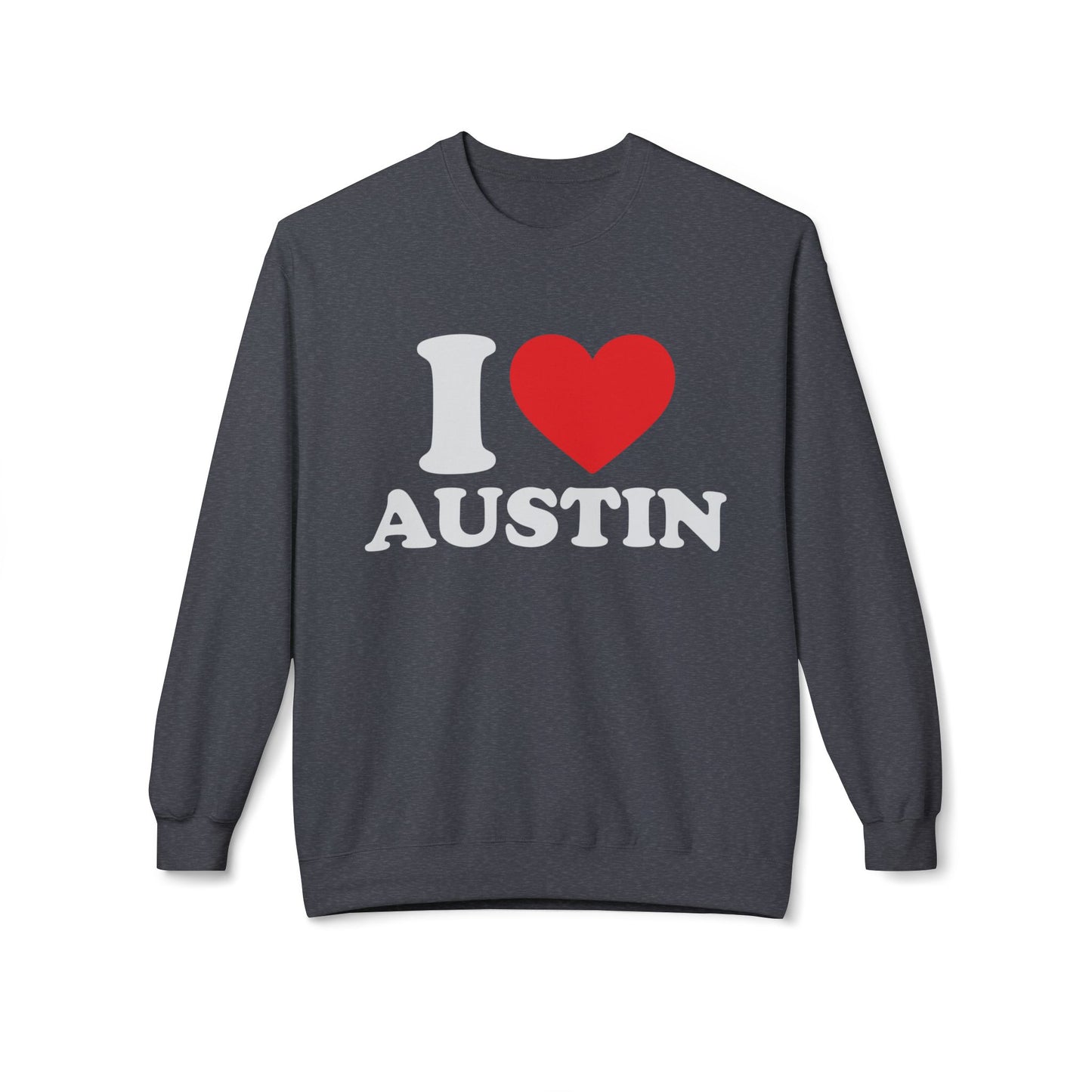 Austin Unisex Midweight Softstyle Fleece Crewneck Sweatshirt