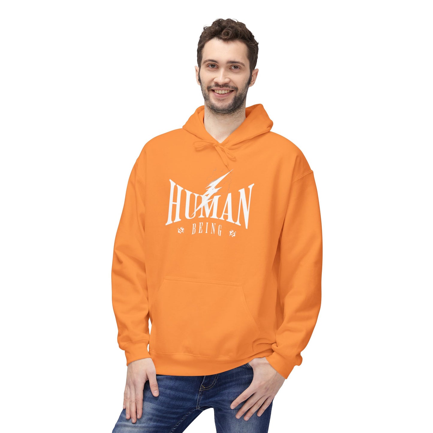 Human Being Unisex Midweight Softstyle Fleece Hoodie