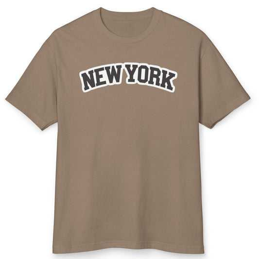 New York Unisex Garment-Dyed Heavyweight Cotton Tee