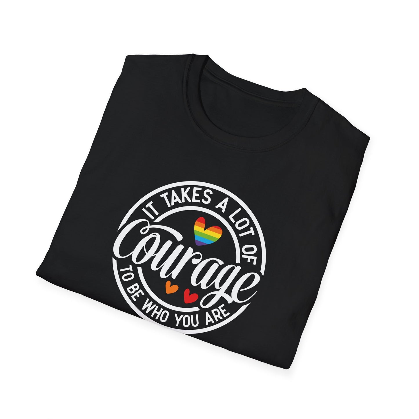 Courage Pride Unisex Softstyle T-Shirt