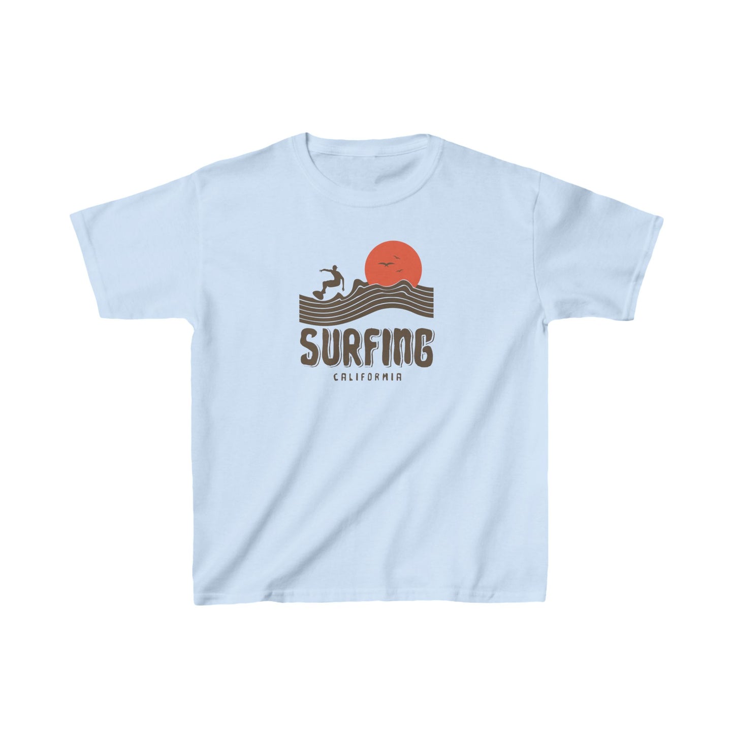 Surfing California Kids Heavy Cotton™ Tee