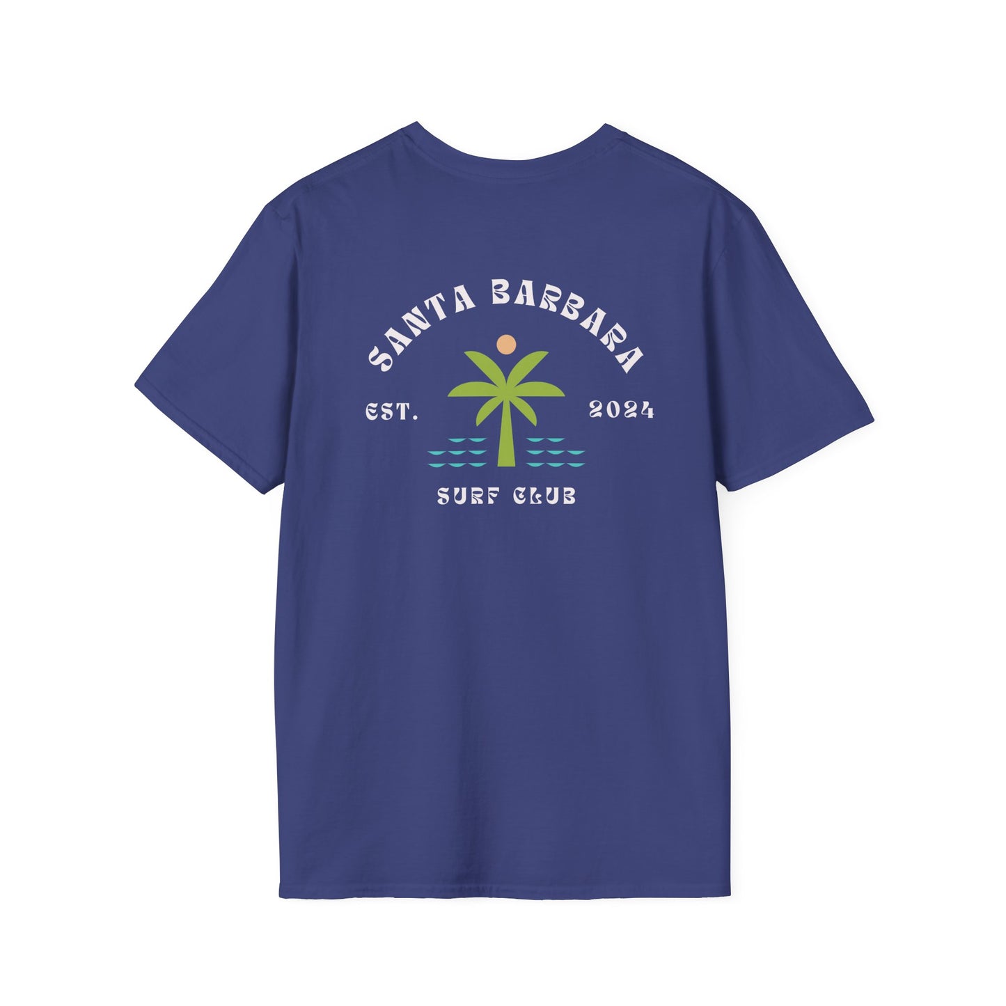 Santa Barbara Surf Club Unisex Softstyle T-Shirt