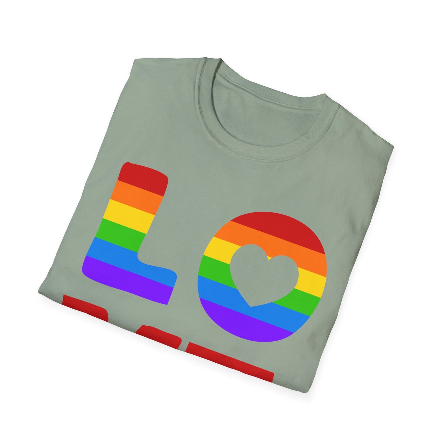 Love Pride Unisex Softstyle T-Shirt