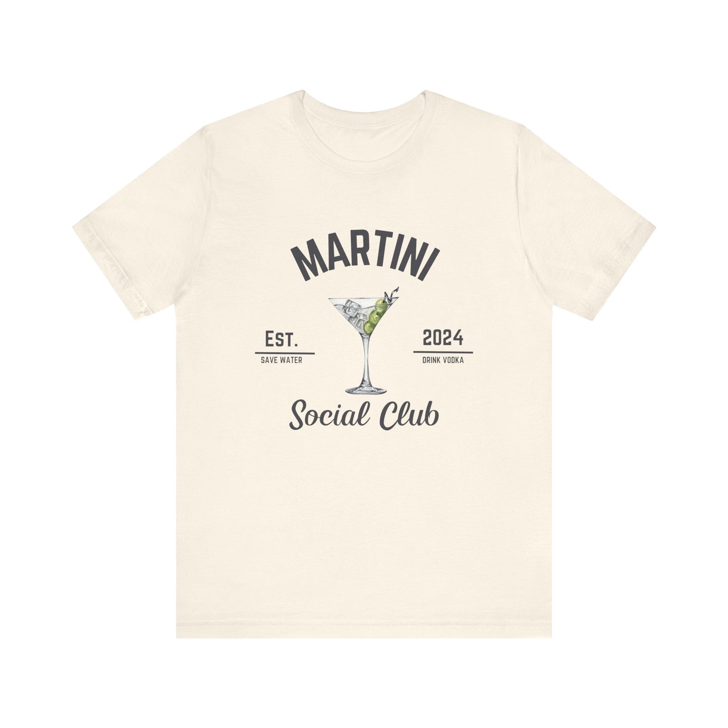 Martini Social Club Unisex Jersey Short Sleeve Tee