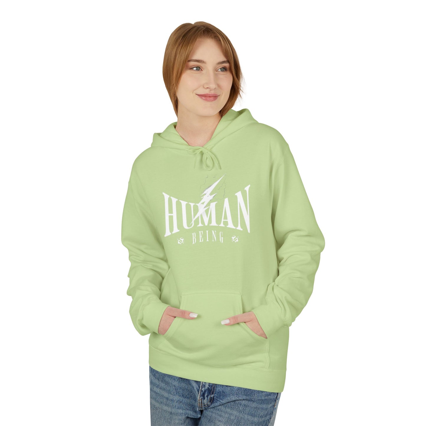 Human Being Unisex Midweight Softstyle Fleece Hoodie