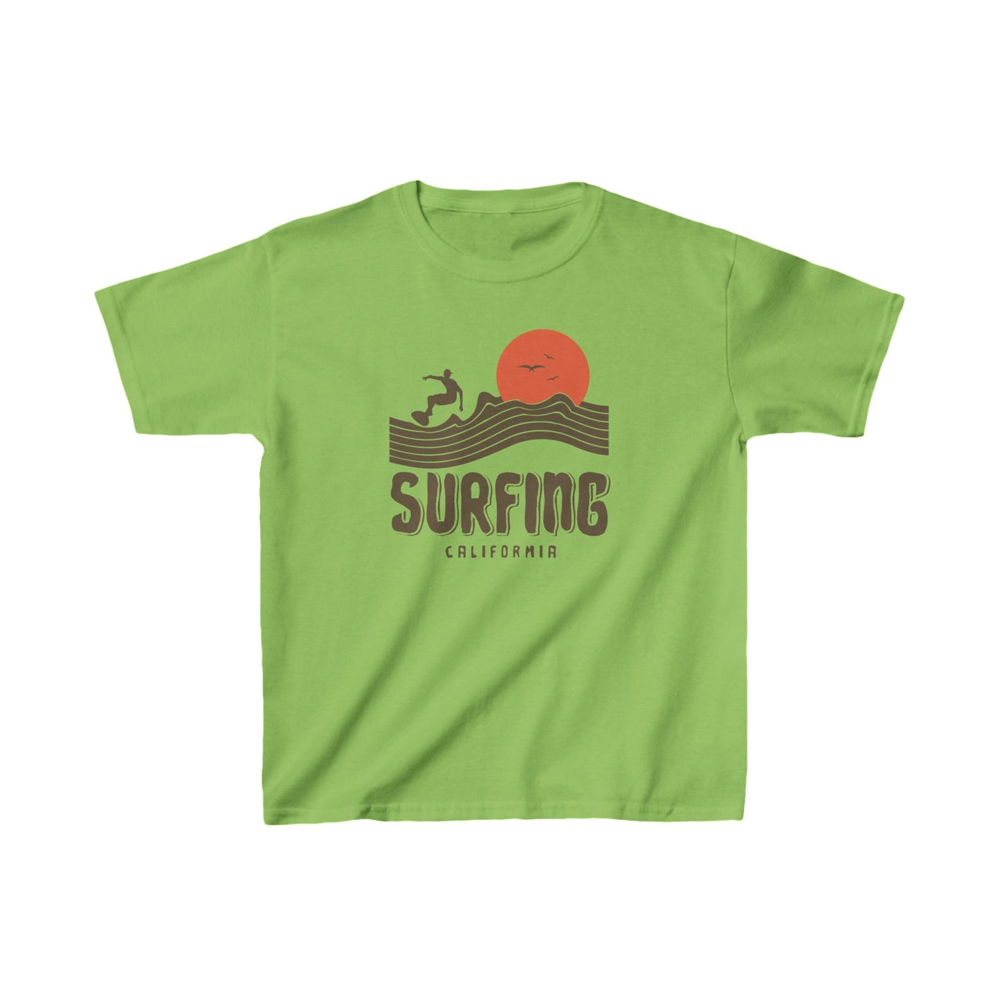 Surfing California Kids Heavy Cotton™ Tee