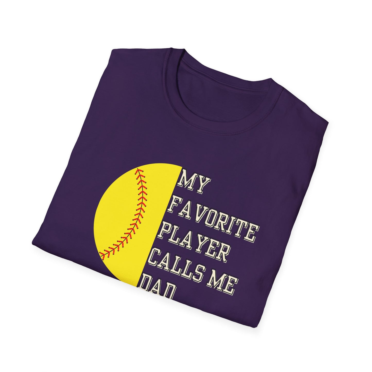 Favorite Player Softball Unisex Softstyle T-Shirt