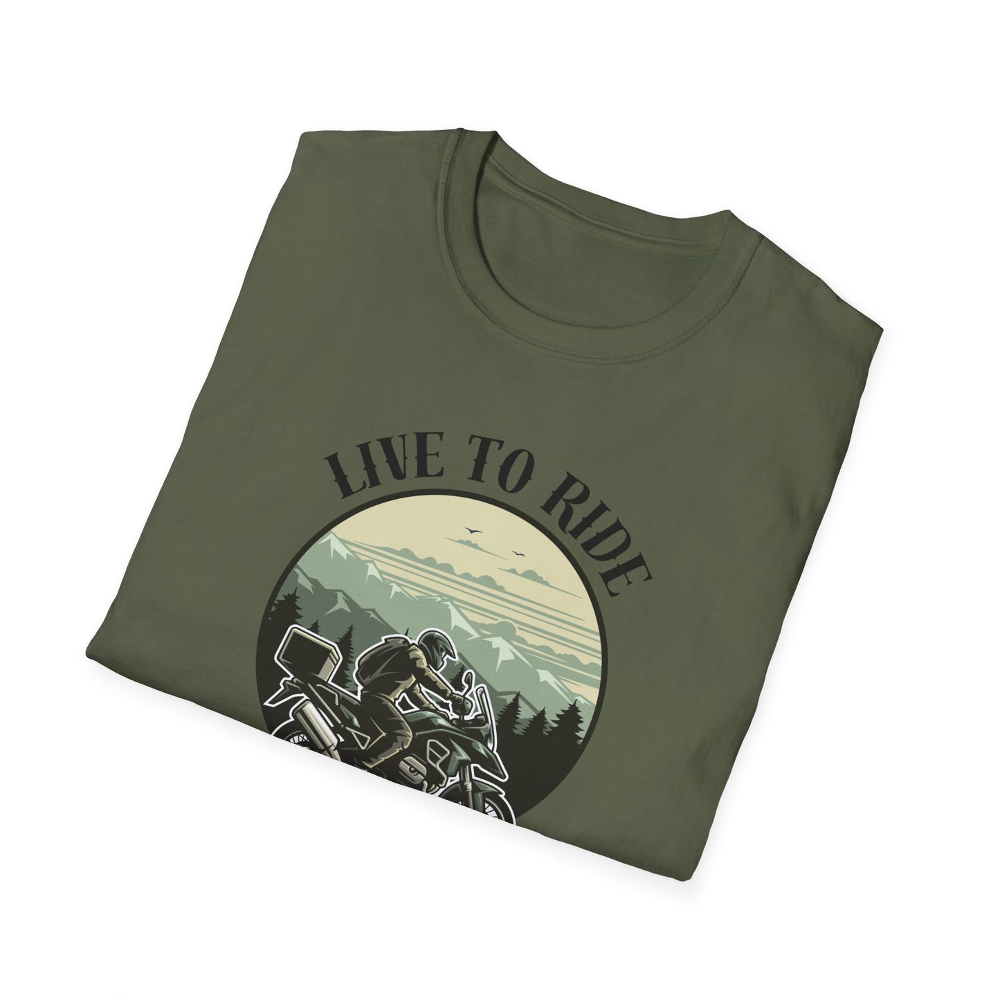 Live to Ride Unisex Softstyle T-Shirt