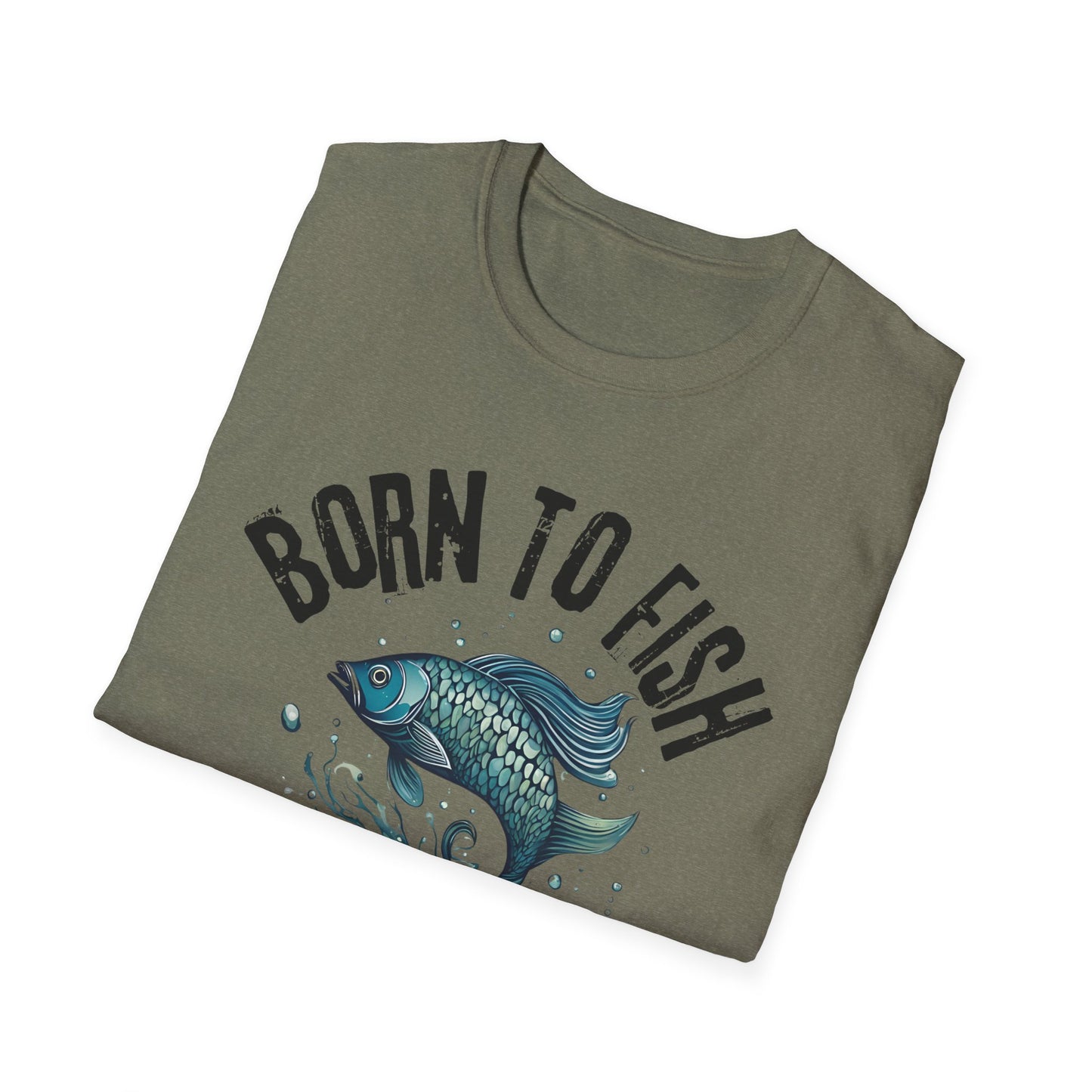 Born to Fish Unisex Softstyle T-Shirt