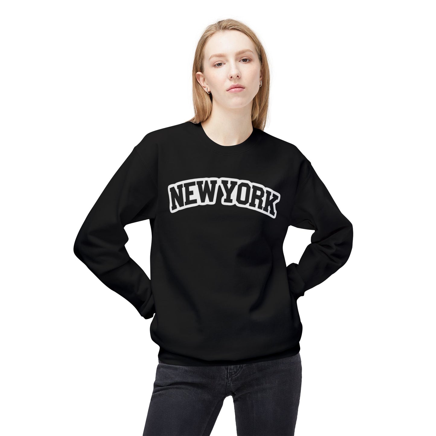 New York Unisex Midweight Softstyle Fleece Crewneck Sweatshirt