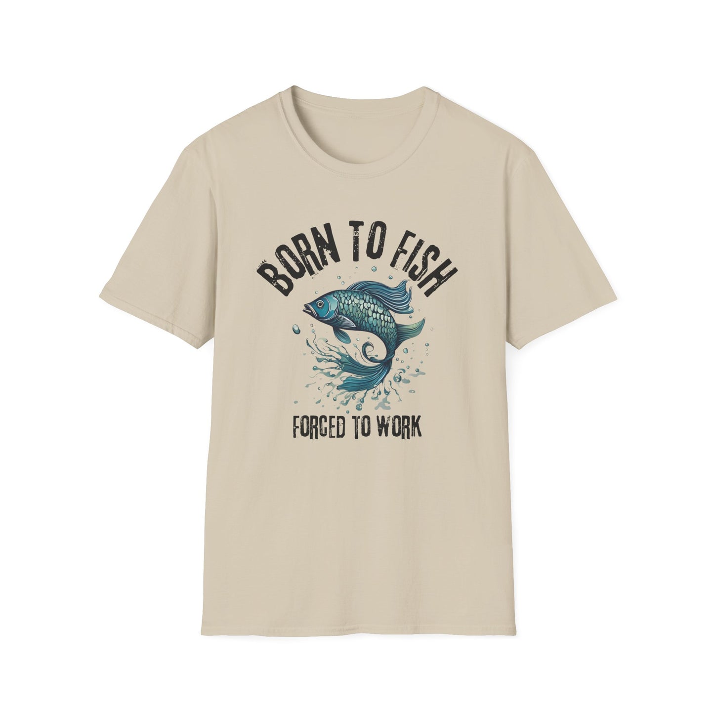 Born to Fish Unisex Softstyle T-Shirt