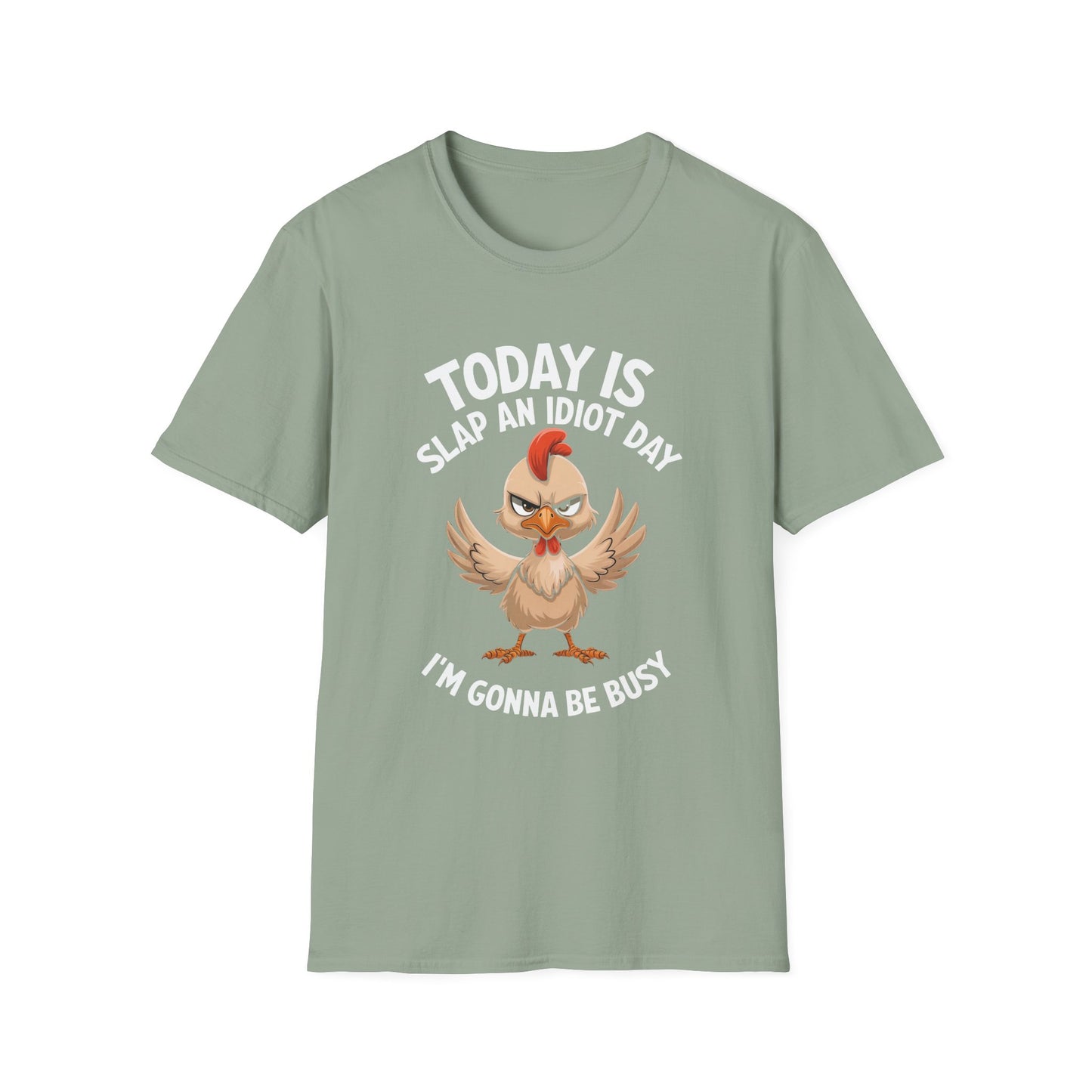 Slap an Idiot Day Unisex Softstyle T-Shirt