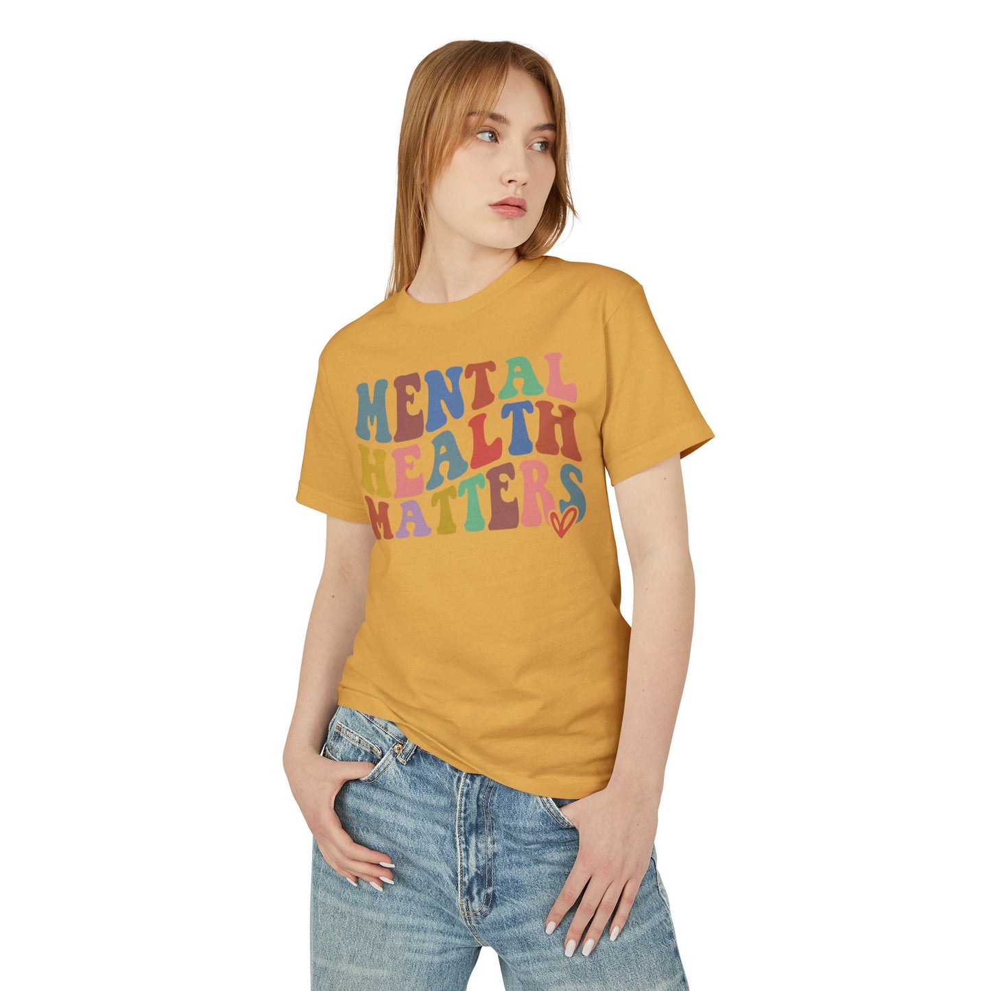 Mental Health Matters Unisex Garment-Dyed Heavyweight Cotton Tee