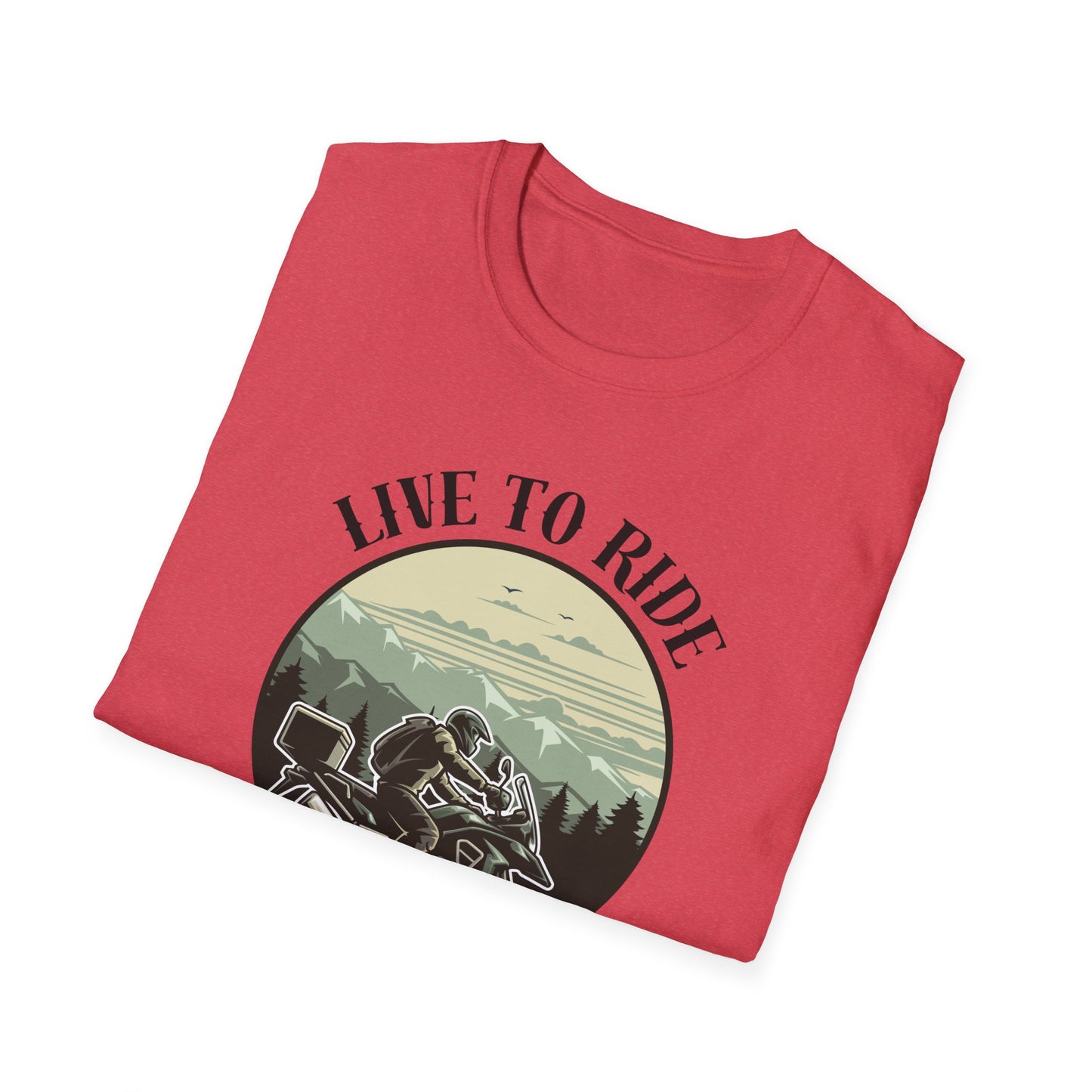 Live to Ride Unisex Softstyle T-Shirt