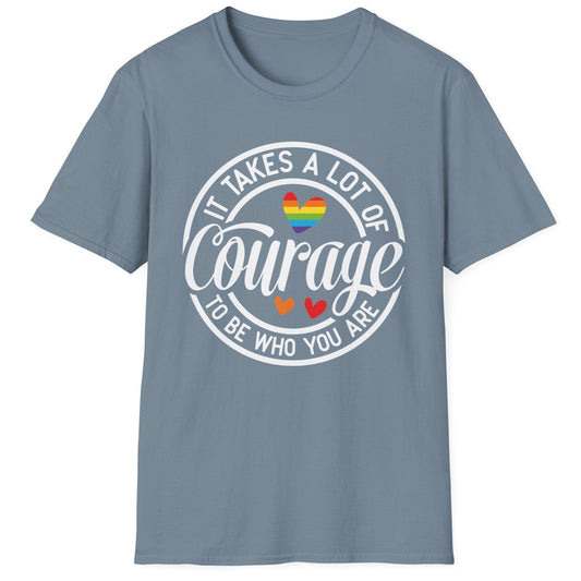 Courage Pride Unisex Softstyle T-Shirt