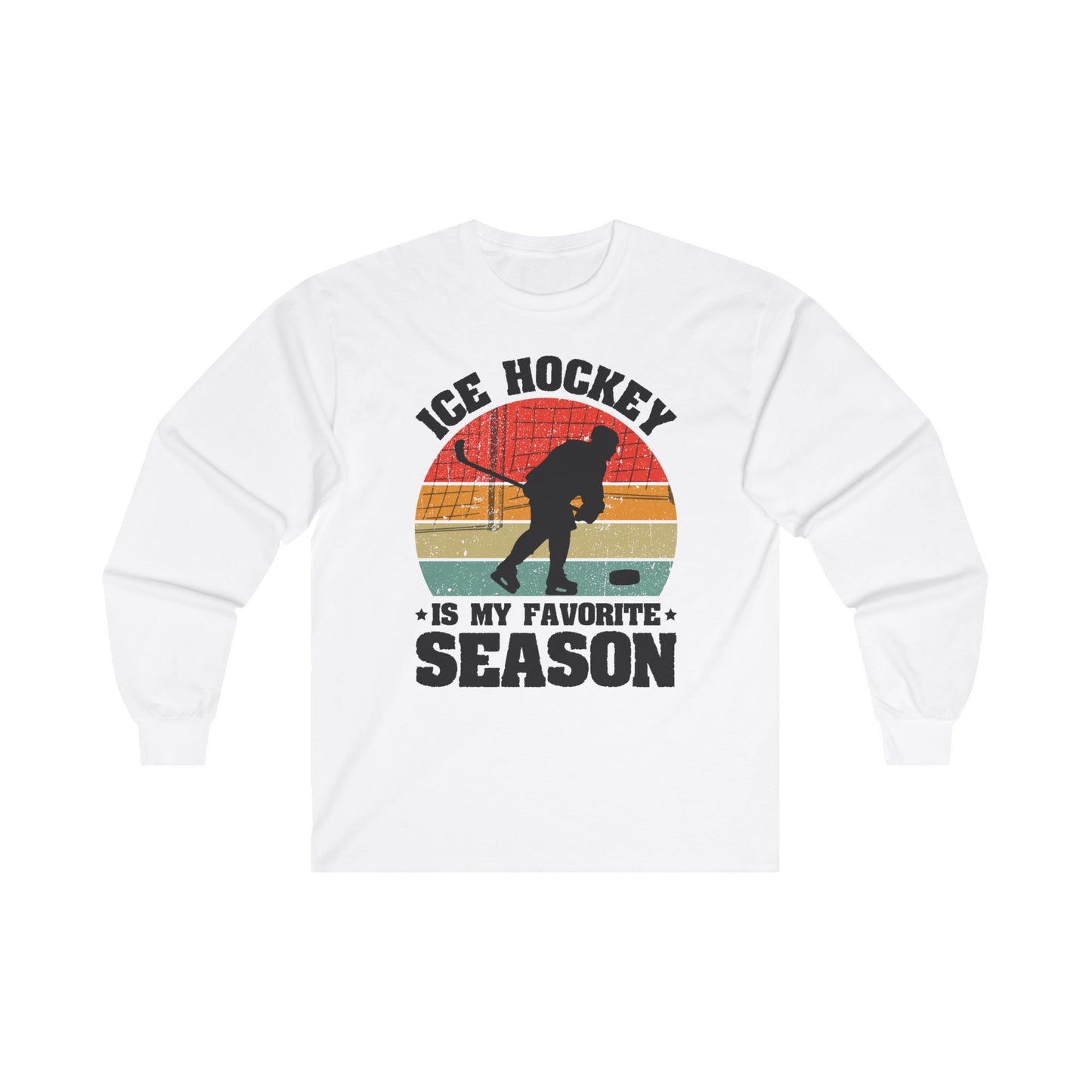 Ice Hockey Favorite Season Unisex Ultra Cotton Long Sleeve Tee