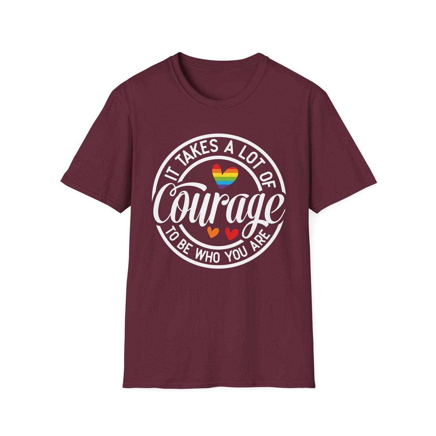 Courage Pride Unisex Softstyle T-Shirt