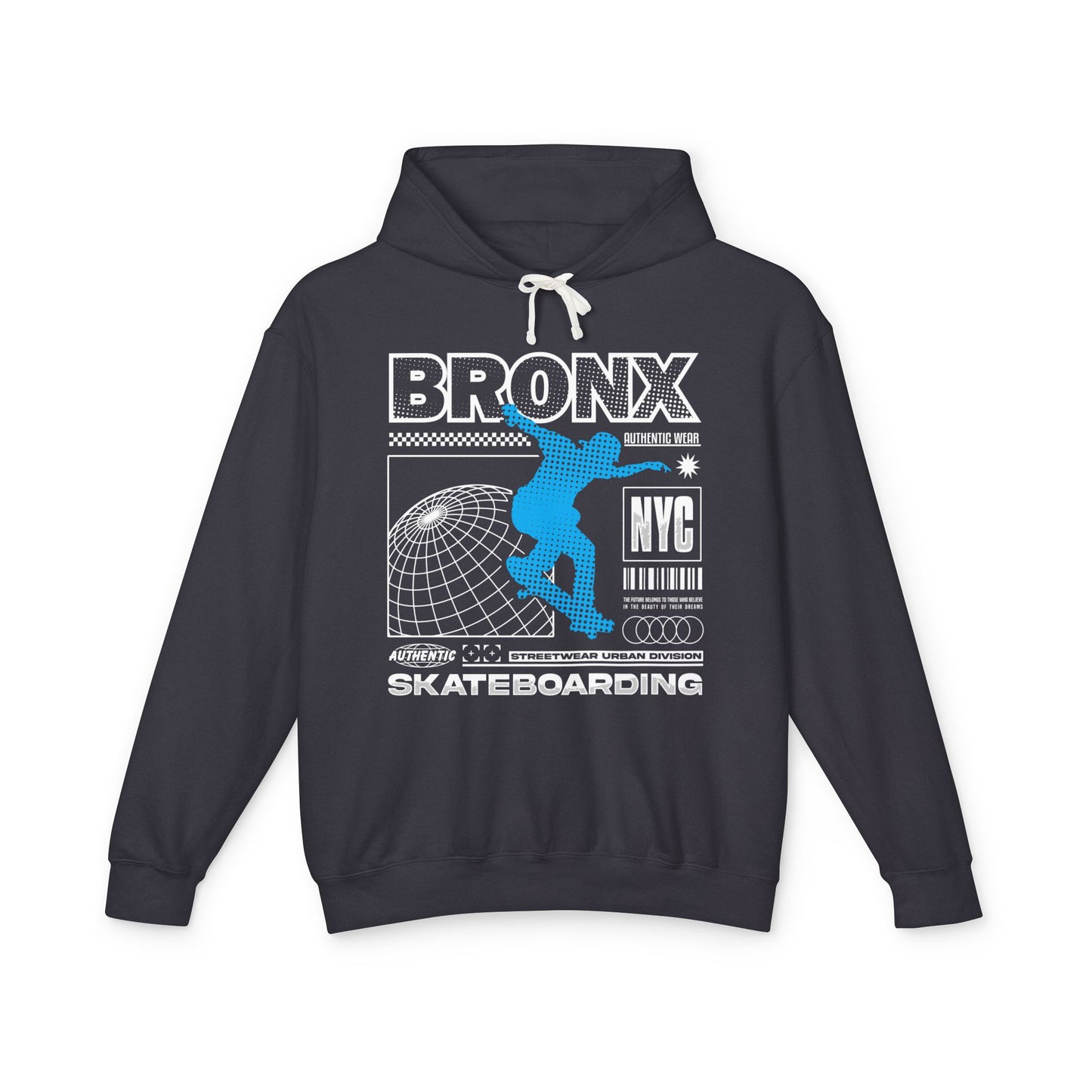 Bronx Unisex Lightweight Hooded Sweatshirt