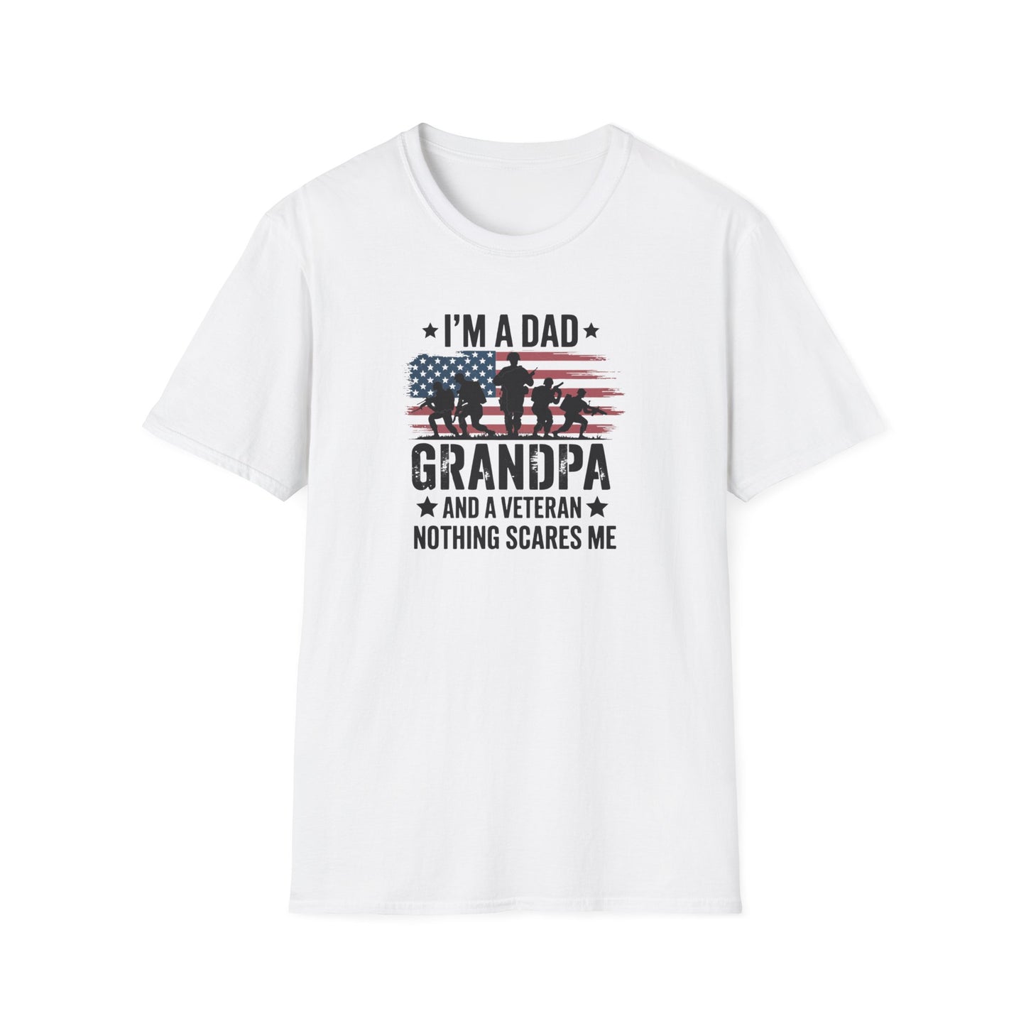 Dad, Grandpa, Veteran Unisex Softstyle T-Shirt